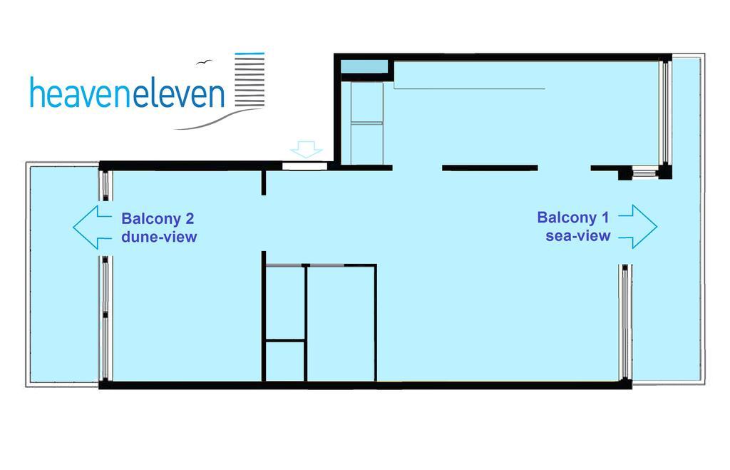 Heaven Eleven Hotel Zandvoort Eksteriør billede